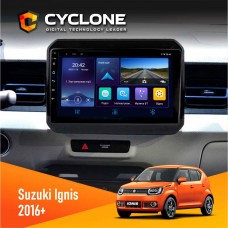 Штатна магнітола Suzuki Ignis 2016+ Cyclone 4x64, DSP, DVR