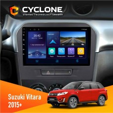 Штатна магнітола Suzuki Vitara 2015+ Cyclone 4x64, DSP, DVR