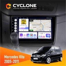 Штатна магнітола Mercedes-Benz Vito 2006-2014 Cyclone 4x64, DSP, 2k