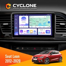 Штатна магнітола Seat Leon 2012-2020 Cyclone 4x64, DSP