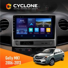 Штатна магнітола Gelly MK1 2006-2013 Cyclone 4x64, DSP, DVR