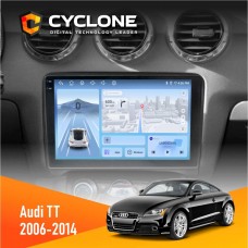 Штатна магнітола Audi TT 2006-2014 Cyclone 4x64, DSP, 4G, 2k