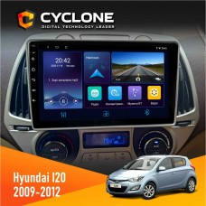 Штатна магнітола Hyundai I20 2009-2012 Climate Cyclone 4x64, DSP, DVR