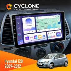 Штатна магнітола Hyundai I20 2009-2012 Cyclone 4x64, DSP