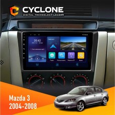 Штатна магнітола Mazda 3 2004-2008 Cyclone 4x64, DSP, DVR