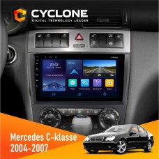 Штатна магнітола Mercedes-Benz C-klasse (W203) 2004-2007 AMP Cyclone 4x64, DSP, DVR