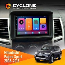 Штатна магнітола Mitsubishi Pajero Sport 2008-2015 Cyclone 2x32