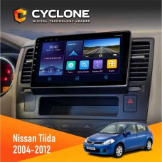 Штатна магнітола Nissan Tiida 2004-2012 Cyclone 4x64, DSP, DVR