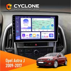 Штатна магнітола Opel Astra j 2009-2017 Cyclone 4x64, DSP