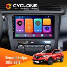 Штатна магнітола Renault Kadjar 2015-2018 Cyclone 2x32