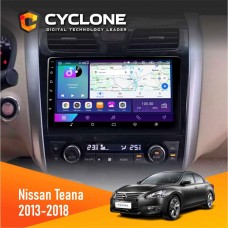 Штатна магнітола Nissan Teana 2013-2018 Cyclone 2x32, 4G, 2k