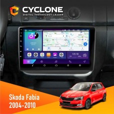Штатна магнітола Skoda Fabia 2004-2010 Cyclone 2x32, 4G, 2k