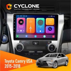 Штатна магнітола Toyota Camry 2015-2018 USA Cyclone 2x32