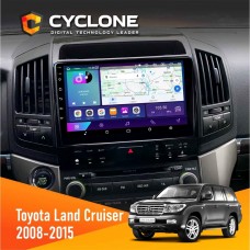 Штатна магнітола Toyota Land Cruiser (200) 2008-2015 Cyclone 2x32, 4G, 2k