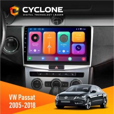 Штатна магнітола Volkswagen Passat (B6, B7) 2005-2014, CC 2012-2018 Cyclone 2x32