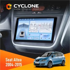 Штатна магнітола Seat Altea 2004-2015 Cyclone 4x64, DSP, 4G, 2k