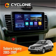 Штатна магнітола Subaru Legacy 2003-2009 Cyclone 4x64, DSP, DVR