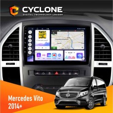 Штатна магнітола Mercedes-Benz Vito 2014+ Cyclone 4x64, DSP, 2k