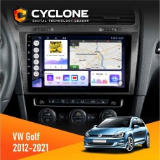 Штатна магнітола Volkswagen Golf 2012-2021 Cyclone 4x64, DSP, 2k