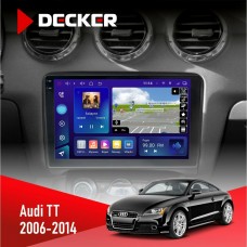 Штатна магнітола Audi TT 2006-2014 Decker 4x64, DSP, 360, 4G, 2k
