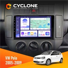Штатна магнітола Volkswagen Polo 2005-2009 Cyclone 4x64, DSP
