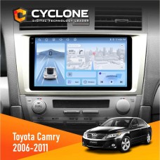 Штатна магнітола Toyota Camry 40 2006-2011 AMP Cyclone 4x64, DSP, 4G, 2k