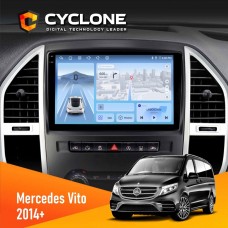 Штатна магнітола Mercedes-Benz Vito 2014+ Cyclone 4x64, 4G, DSP, 2k