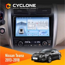 Штатна магнітола Nissan Teana 2013-2018 Cyclone 4x64, 4G, DSP, 2k