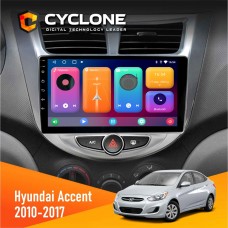 Штатна магнітола Hyundai Accent 2010-2017 Cyclone 2x32