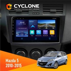 Штатна магнітола Mazda 5 (Premacy) 2010-2015 Cyclone 4x64, DSP, DVR
