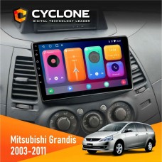 Штатна магнітола Mitsubishi Grandis 2003-2011 Cyclone 2x32