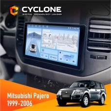 Штатна магнітола Mitsubishi Pajero 1999-2006 Cyclone 4x64, DSP, 4G, 2k