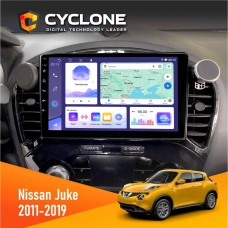 Штатна магнітола Nissan Juke 2011-2019 Cyclone 4x64, DSP