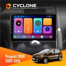 Штатна магнітола Peugeot (3008) 2009-2016 Cyclone 2x32