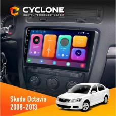 Штатна магнітола Skoda Octavia A5 2008-2013 Black Cyclone 2x32