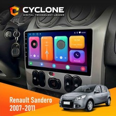 Штатна магнітола Renault Sandero 2007-2011 Cyclone 2x32