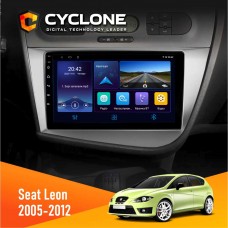 Штатна магнітола Seat Leon 2005-2015 Cyclone 4x64, DSP, DVR