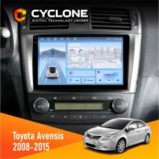 Штатна магнітола Toyota Avensis 2008-2015 Cyclone 4x64, DSP, 4G, 2k