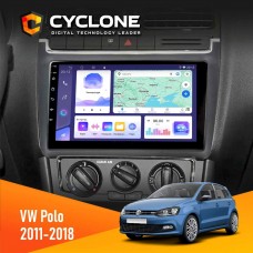 Штатна магнітола Volkswagen Polo 2011-2018 Cyclone 4x64, DSP