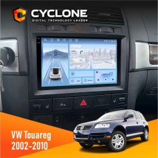 Штатна магнітола Volkswagen Touareg 2002-2010 Cyclone 4x64, DSP, 4G, 2k