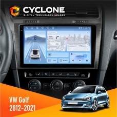 Штатна магнітола Volkswagen Golf 2012-2021 Cyclone 4x64, 4G, DSP, 2k