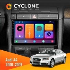 Штатна магнітола Audi A4 2000-2009 Cyclone 2x32