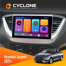 Штатна магнітола Hyundai Accent 2017+ Cyclone 2x32