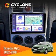 Штатна магнітола Hyundai Getz 2002-2010 Cyclone 4x64, DSP