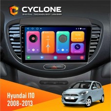 Штатна магнітола Hyundai I10 2008-2013 Cyclone 2x32