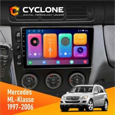 Штатна магнітола Mercedes-Benz ML-Klasse (W163) 1997-2006 AMP Cyclone 2x32