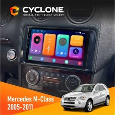 Штатна магнітола Mercedes-Benz M-Class W164 2005-2011 AMP Cyclone 2x32
