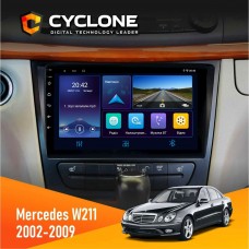 Штатна магнітола Mercedes-Benz W211 2002-2009 Cyclone 4x64, DSP, DVR