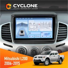 Штатна магнітола Mitsubishi L200 2006-2015 Cyclone 4x64, DSP, 4G, 2k