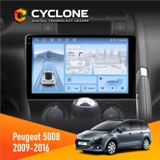 Штатна магнітола Peugeot (5008) 2009-2016 Climate Cyclone 4x64, DSP, 4G, 2k